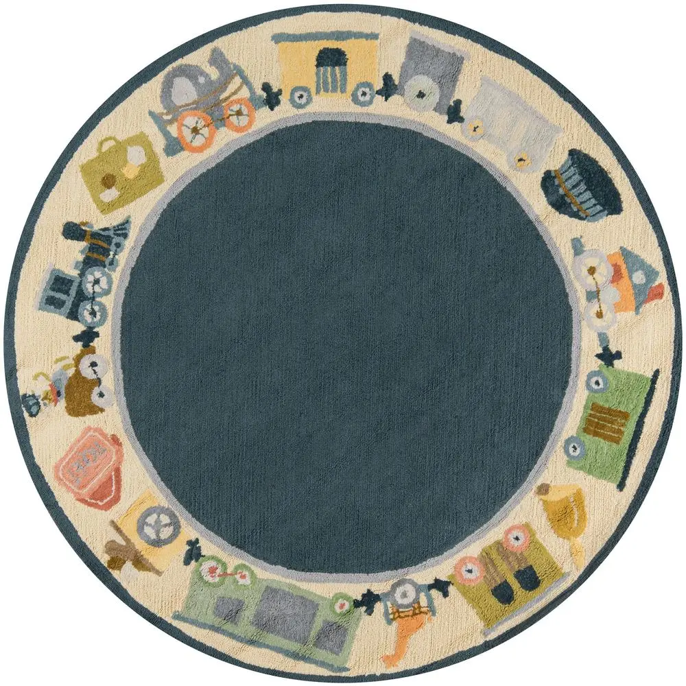 Lil Rug Lil Mo Classic LMI-3 Blue Cotton Rug