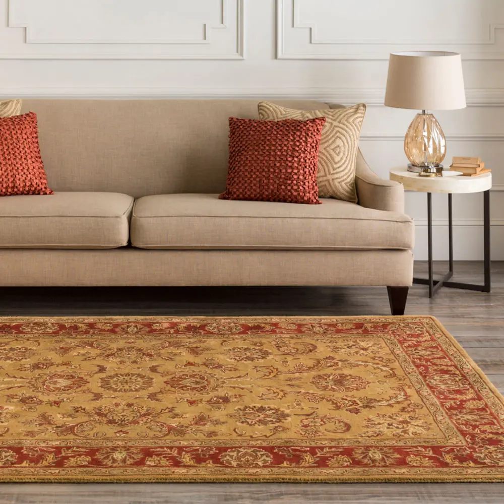 Ancient Treasures A-111 Burgundy Traditional Floral Rug