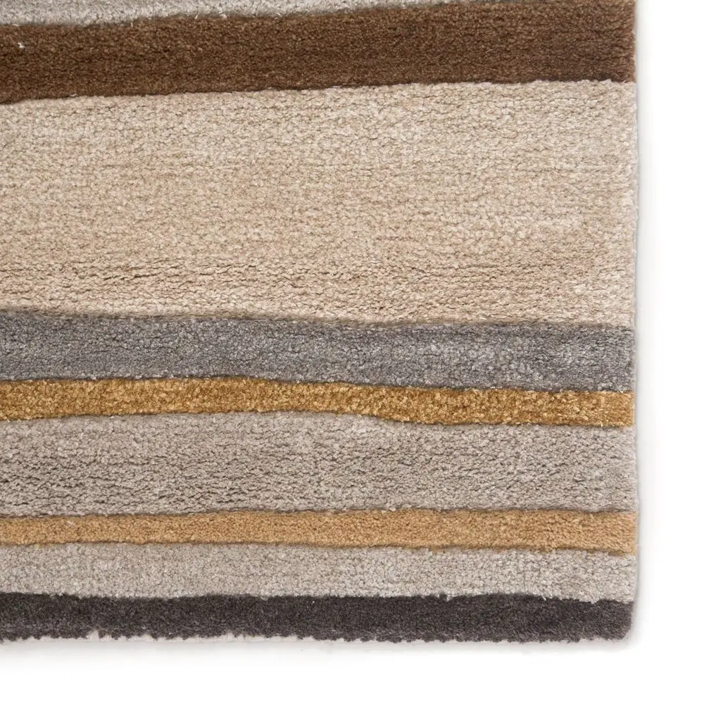 Modern Loom Living Baroque BQ15 Baroque Bernini Tan Hand Loomed Wool Rug
