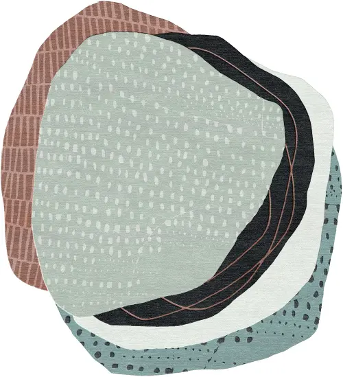 Formations III Odd Shaped Area Rug