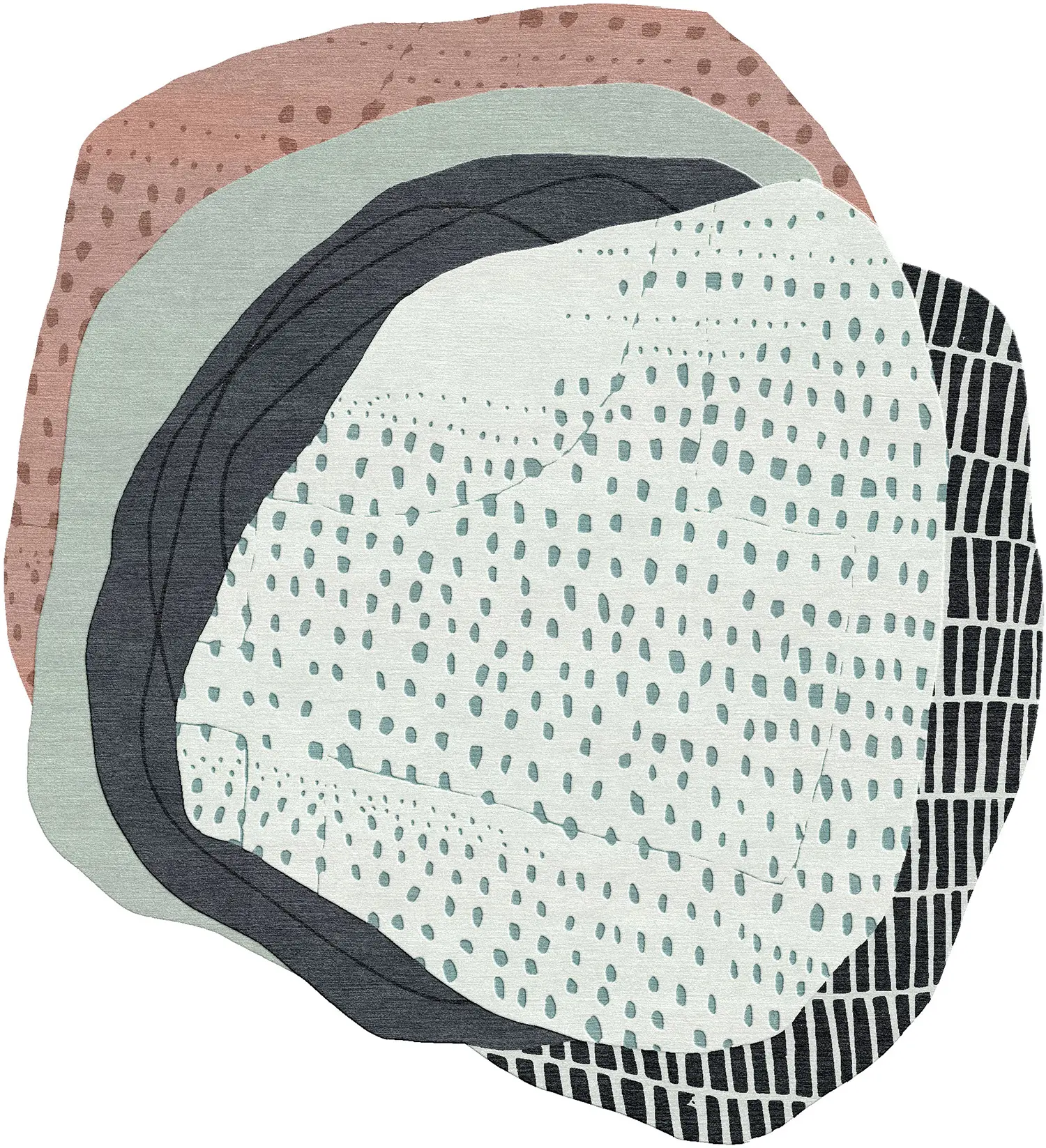 Formations IV Odd Shaped Area Rug Product Image