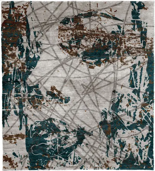 Adelheid B Wool Hand Knotted Tibetan Rug