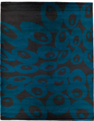 Rift Aqua Wool Signature Rug Product Image