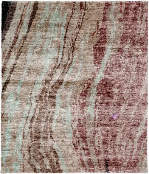 Arbutus G Mohair Hand Knotted Tibetan Rug