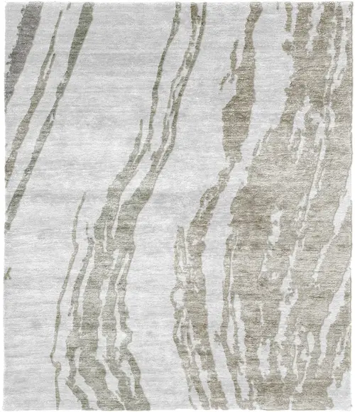 Arbutus F Mohair Hand Knotted Tibetan Rug