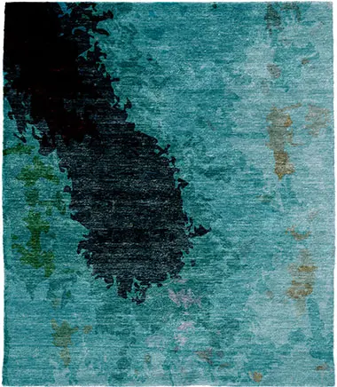 Balm B Mohair Hand Knotted Tibetan Rug Product Image