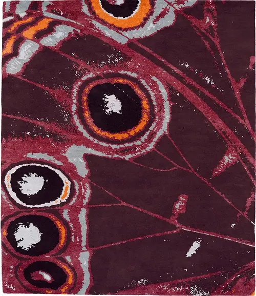 Swallowtail B Wool Signature Rug