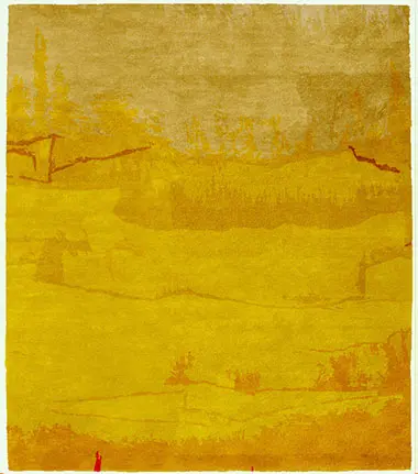 Yellow Mist Wool Signature Rug Product Image