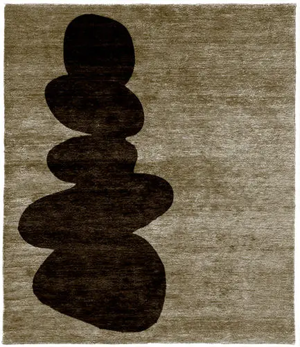 Hastinapur B Wool Hand Knotted Tibetan Rug Product Image