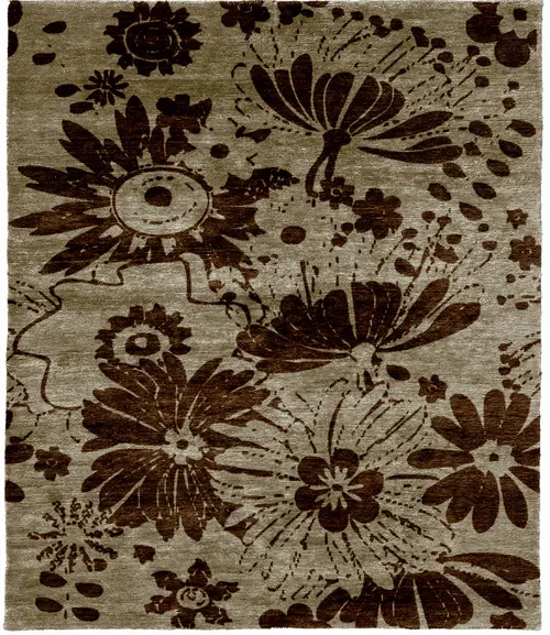 Reading Wool Hand Knotted Tibetan Rug