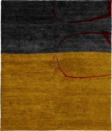 Ankou B Wool Hand Knotted Tibetan Rug Product Image