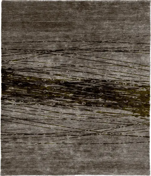 Intersectance B Wool Hand Knotted Tibetan Rug