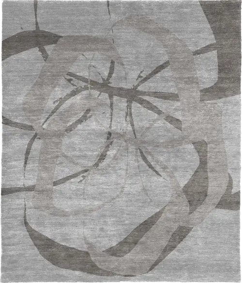 Particulate A Wool Hand Knotted Tibetan Rug