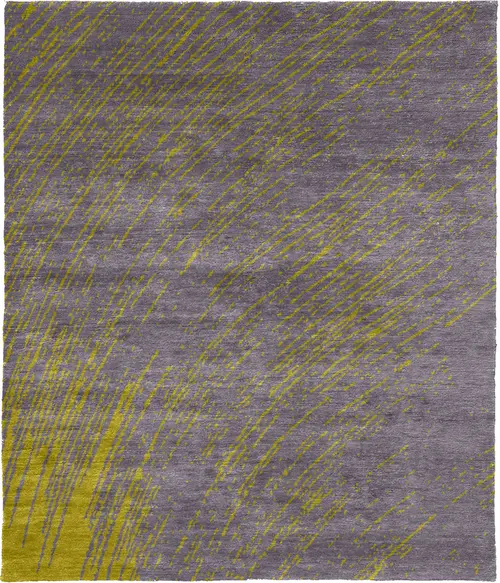 Suzani A Wool Hand Knotted Tibetan Rug