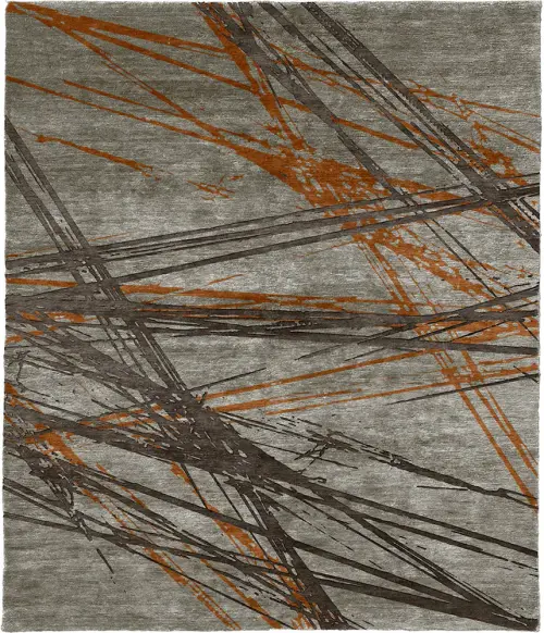 Brule A Wool Hand Knotted Tibetan Rug
