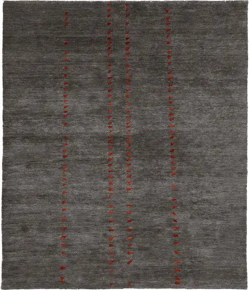 River Delta A Wool Hand Knotted Tibetan Rug