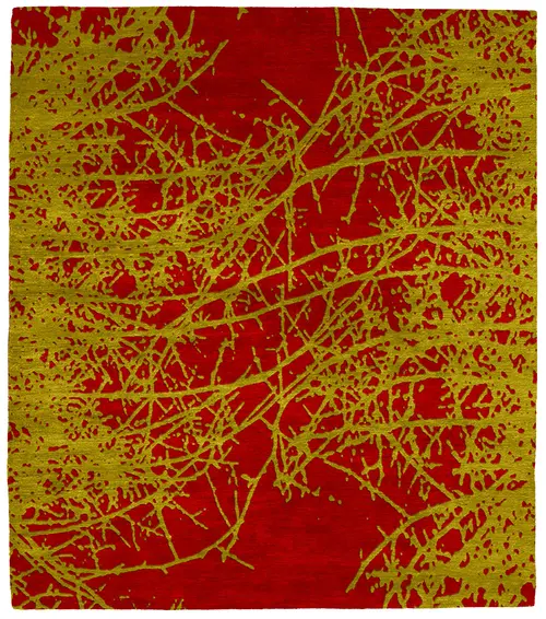 La Senda Wool Hand Knotted Tibetan Rug