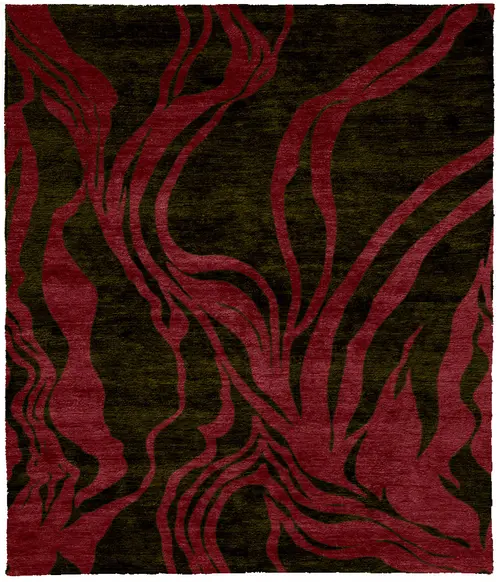 Essence B Wool Hand Knotted Tibetan Rug