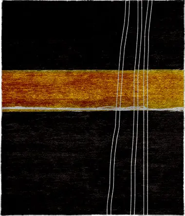 Horizon B Wool Hand Knotted Tibetan Rug Product Image