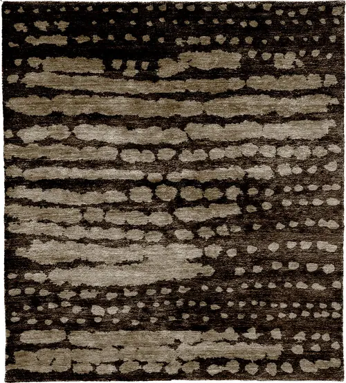 July Silk Wool Hand Knotted Tibetan Rug