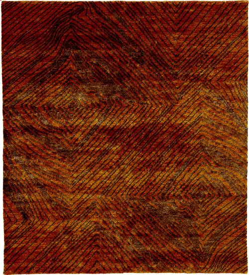 Radiance A Silk Hand Knotted Tibetan Rug