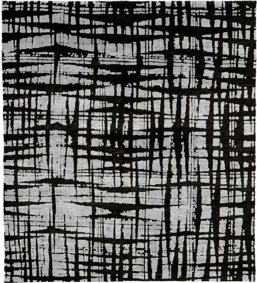 Static B Wool Hand Knotted Tibetan Rug