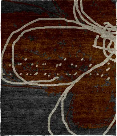 Oji F Wool Hand Knotted Tibetan Rug Product Image