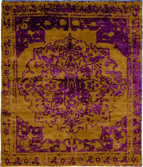 Chasidut B Wool Hand Knotted Tibetan Rug