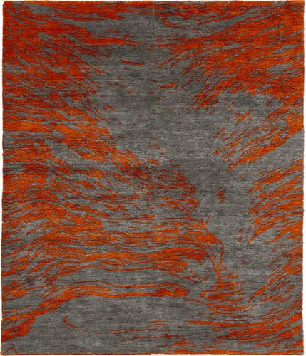 Nouveau A Wool Hand Knotted Tibetan Rug Product Image