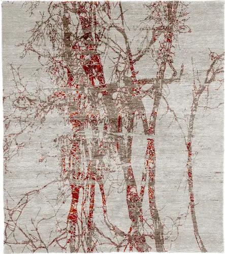 Mehamem E Wool Hand Knotted Tibetan Rug Product Image