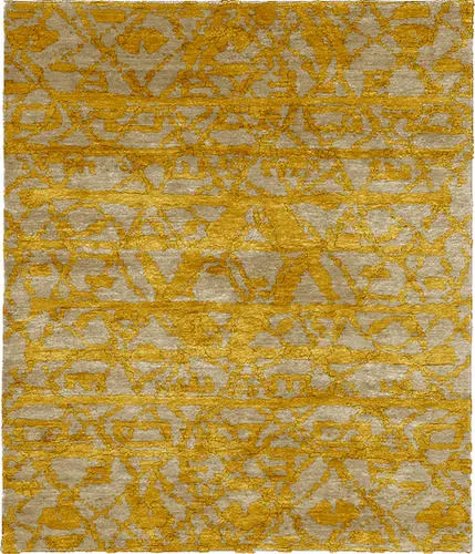 Moroccan Tea B Silk Hand Knotted Tibetan Rug Product Image