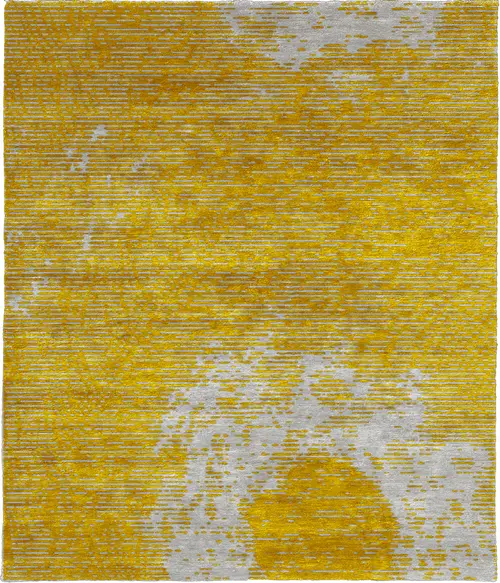 Tea Silk Hand Knotted Tibetan Rug