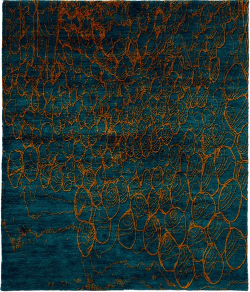 Nedarim B Wool Hand Knotted Tibetan Rug