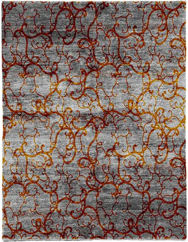 Styx A Silk Wool Hand Knotted Tibetan Rug Product Image