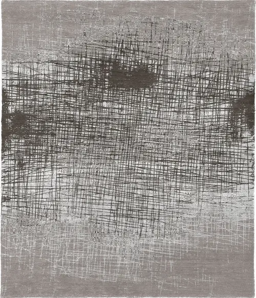 Roasted B Silk Hand Knotted Tibetan Rug