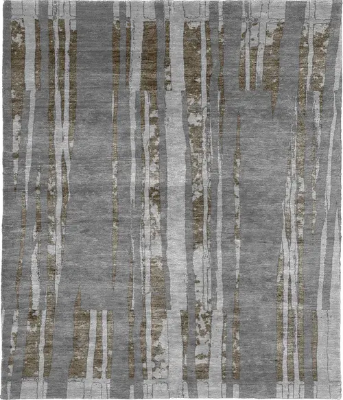 Sadeh D Wool Hand Knotted Tibetan Rug