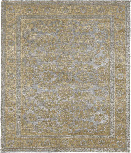 Sarouk Silk Hand Knotted Tibetan Rug Product Image