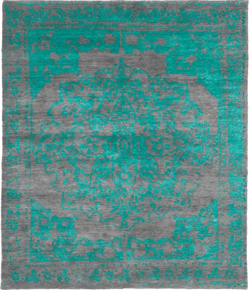 Chasidut G Silk Hand Knotted Tibetan Rug