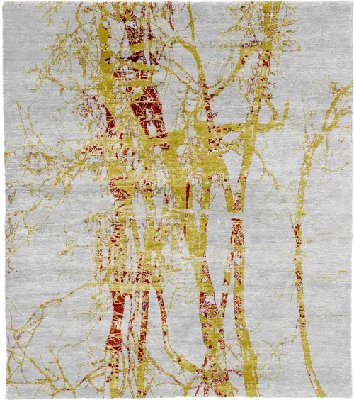 Mehamem B Wool Hand Knotted Tibetan Rug