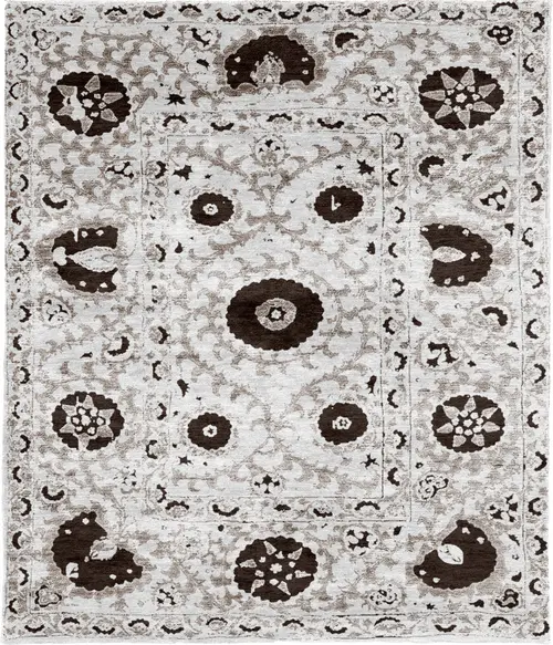 Transdim A Wool Hand Knotted Tibetan Rug