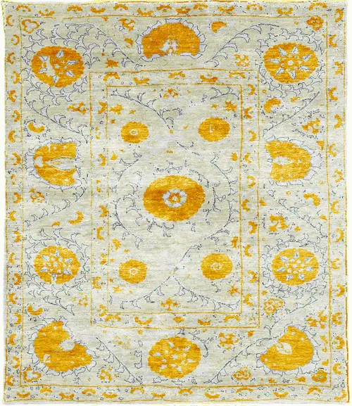 Transdim B Wool Hand Knotted Tibetan Rug