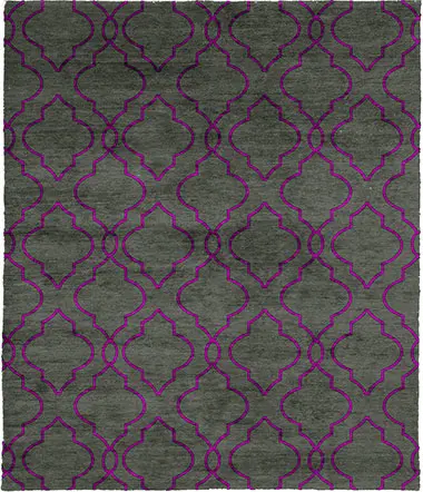 Brunilda B Wool Hand Knotted Tibetan Rug Product Image