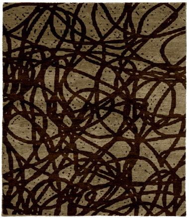 Alexandria B Wool Hand Knotted Tibetan Rug Product Image