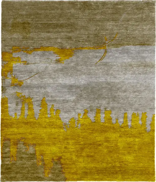 Alshain Wool Hand Knotted Tibetan Rug