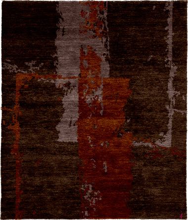 Kachina C Wool Hand Knotted Tibetan Rug Product Image