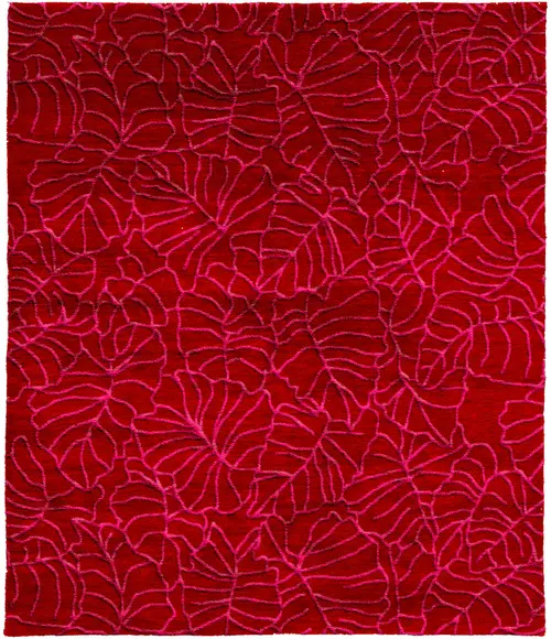 Thornapple Wool Hand Knotted Tibetan Rug