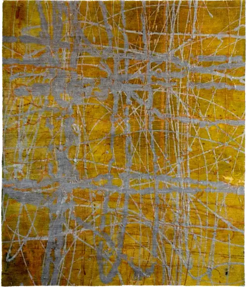 Hraesvelg Highland Silk Wool Hand Knotted Tibetan Rug