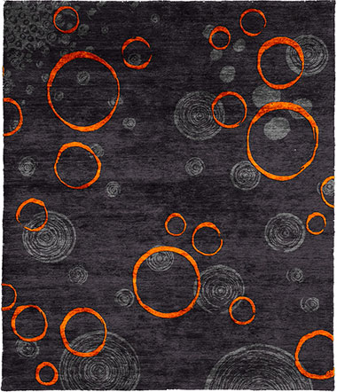 Hyrrokin B Silk Wool Hand Knotted Tibetan Rug Product Image