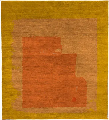 Kybybolite Highland Silk Wool Hand Knotted Tibetan Rug Product Image