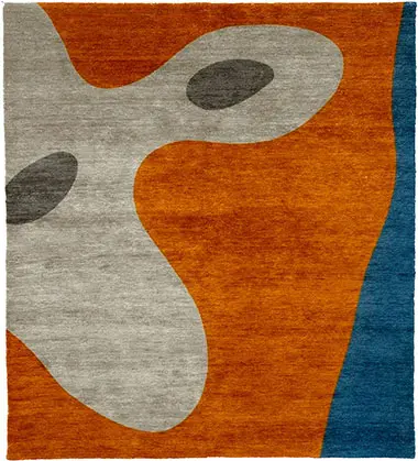 Bagot Well Highland Silk Wool Hand Knotted Tibetan Rug Product Image